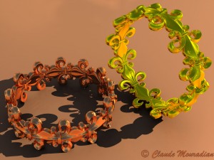 rings women 3Dプリントモデル