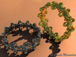 rings women 3Dプリントモデル