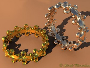 rings women 3Dプリントモデル