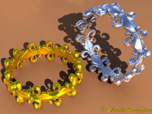 rings women 3Dプリントモデル