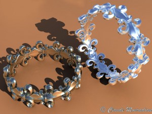 rings women 3Dプリントモデル