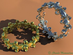rings women 3Dプリントモデル