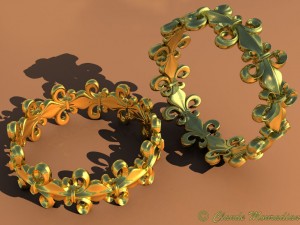 rings women 3Dプリントモデル