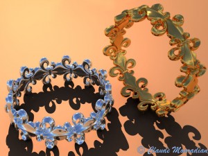 rings women 3Dプリントモデル