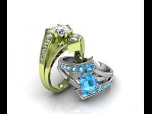rings women2018 Modelo de Impressão 3D