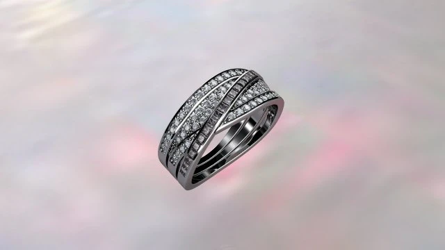 ring 2018 3D Print Model .c4d .max .obj .3ds .fbx .stl .blend 