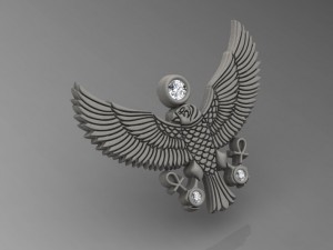 egyptian eagle 2018 3Dプリントモデル