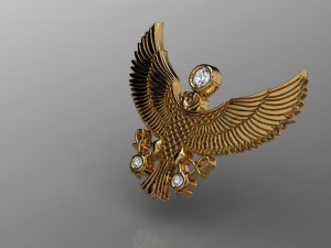egyptian eagle 2018 3Dプリントモデル