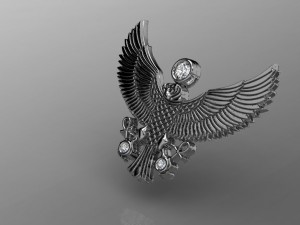 egyptian eagle 2018 3Dプリントモデル