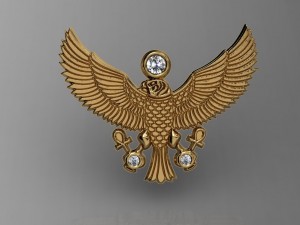 egyptian eagle 2018 3Dプリントモデル