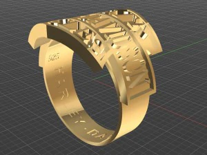 ring for men harli davidion 3D Print Model