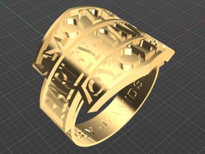 ring for men harli davidion 3D-Druckmodell