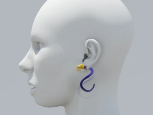 earring-dragon 2018 3D Print Model