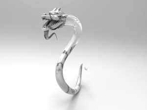 earring-dragon 2018 3D 프린트 모델