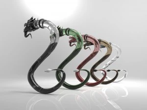 earring-dragon 2018 3D Print Model