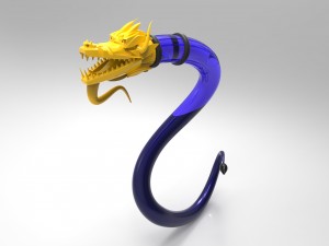 earring-dragon 2018 3D 프린트 모델