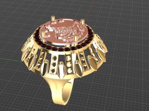 ring arabic 2018 3D Print Model