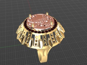 ring arabic 2018 3D Print Model