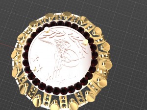 ring arabic 2018 3D Print Model