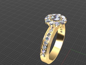 ring women 3D-Druckmodell