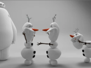 Disney congelada Modelo de Impressão 3D