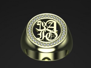 ring men silver 2018 3D 프린트 모델