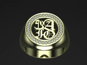 ring men silver 2018 3D Print Model