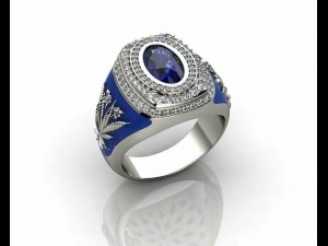 rings silver for men 2018 3D Принт Модель