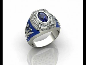rings silver for men 2018 3D Print Model