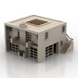 house 3D Model .c4d .max .obj .3ds .fbx .stl .blend