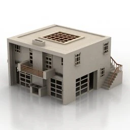 house 3D Model .c4d .max .obj .3ds .fbx .stl .blend 