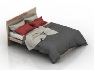 bed 3D Model
