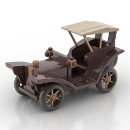classice car 1915 3D Модель .c4d .max .obj .3ds .fbx .stl .blend 