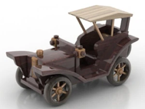 classice car 1915 3D Model