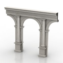 columns roma 3Dモデル .c4d .max .obj .3ds .fbx .stl .blend 
