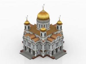 palace in russia 3D Model