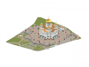 palace in russia 3D Модель