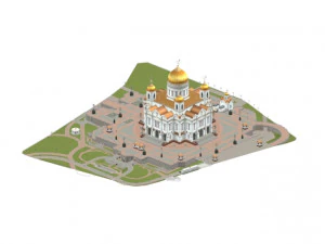 palace in russia 3D Model