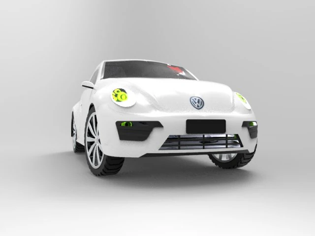 volkswagen 3D Print Model .c4d .max .obj .3ds .fbx .stl .blend 