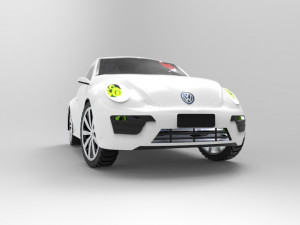 volkswagen 3D 프린트 모델