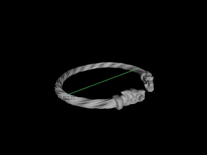 바이킹 팔찌 3D 프린트 모델