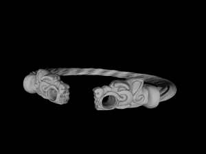 viking bracelet 3D Print Model