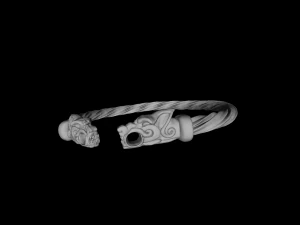 바이킹 팔찌 3D 프린트 모델