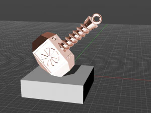 thor hammer 3D Print Model