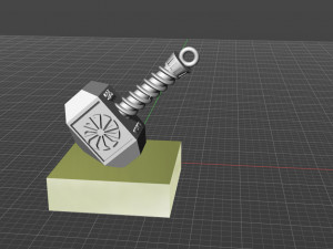 thor hammer Modelo de impresión 3D
