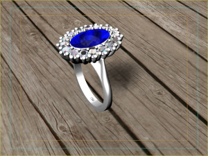 queen-ring 3D प्रिंट मॉडल
