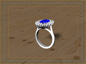 queen-ring 3D प्रिंट मॉडल