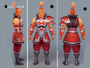 men samurai 3D प्रिंट मॉडल
