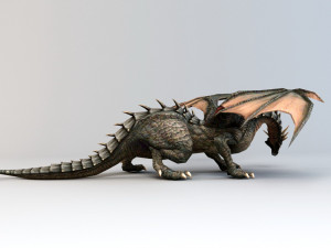 game of thonrens dragon 3D 模型