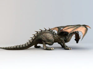 game of thonrens dragon 3D Model